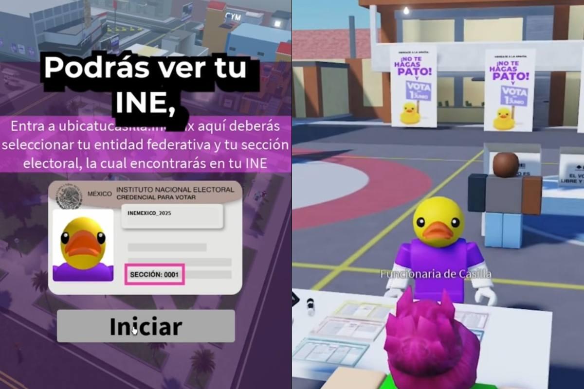‘¿Cómo Votar?’, el juego del INE en Roblox para incentivar el voto del 1 de junio